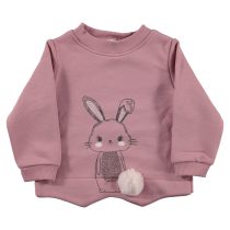 Kız Çocuk Sweatshirt Mürdüm